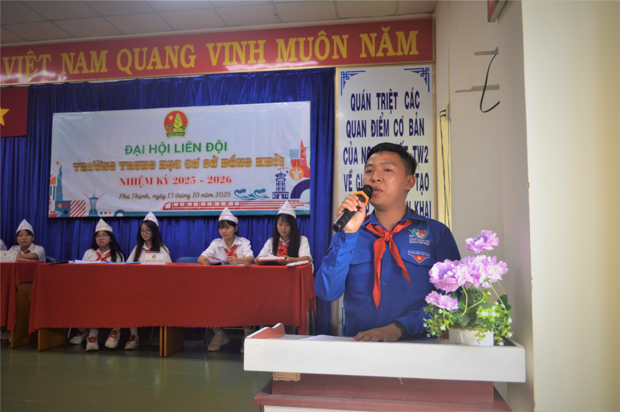 ĐẠI HỘI LIÊN ĐỘI  nhiệm kỳ 2025 - 2026 THÀNH CÔNG TỐT ĐẸP 