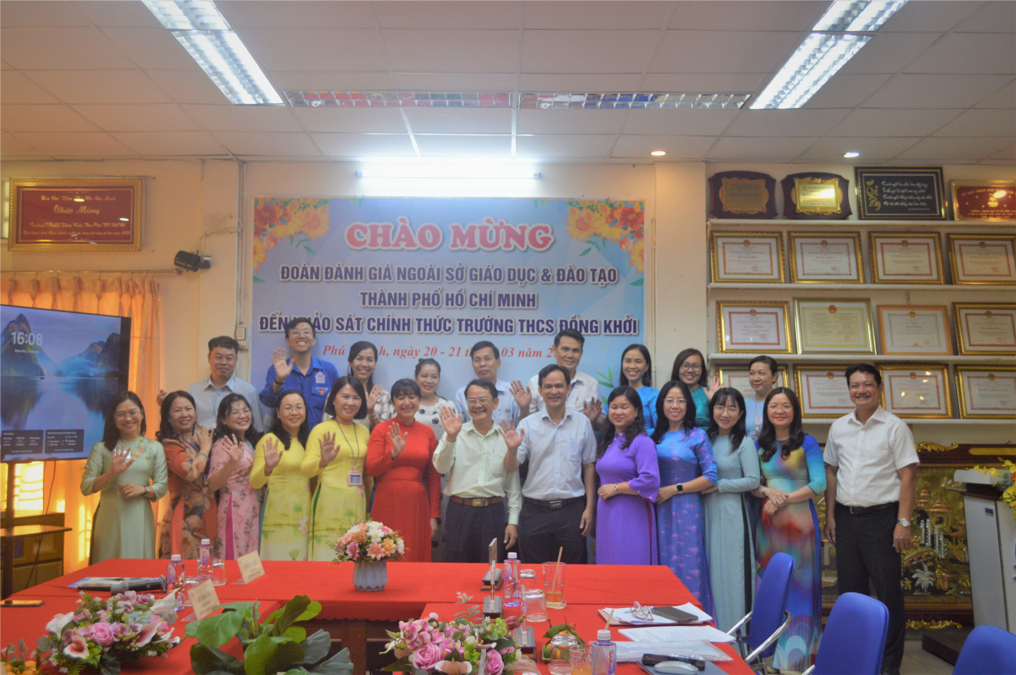 CÔNG TÁC ĐÓN ĐOÀN KIỂM ĐỊNH CHẤT LƯỢNG GIÁO DỤC CỦA SỞ GD-ĐT THÀNH PHỐ