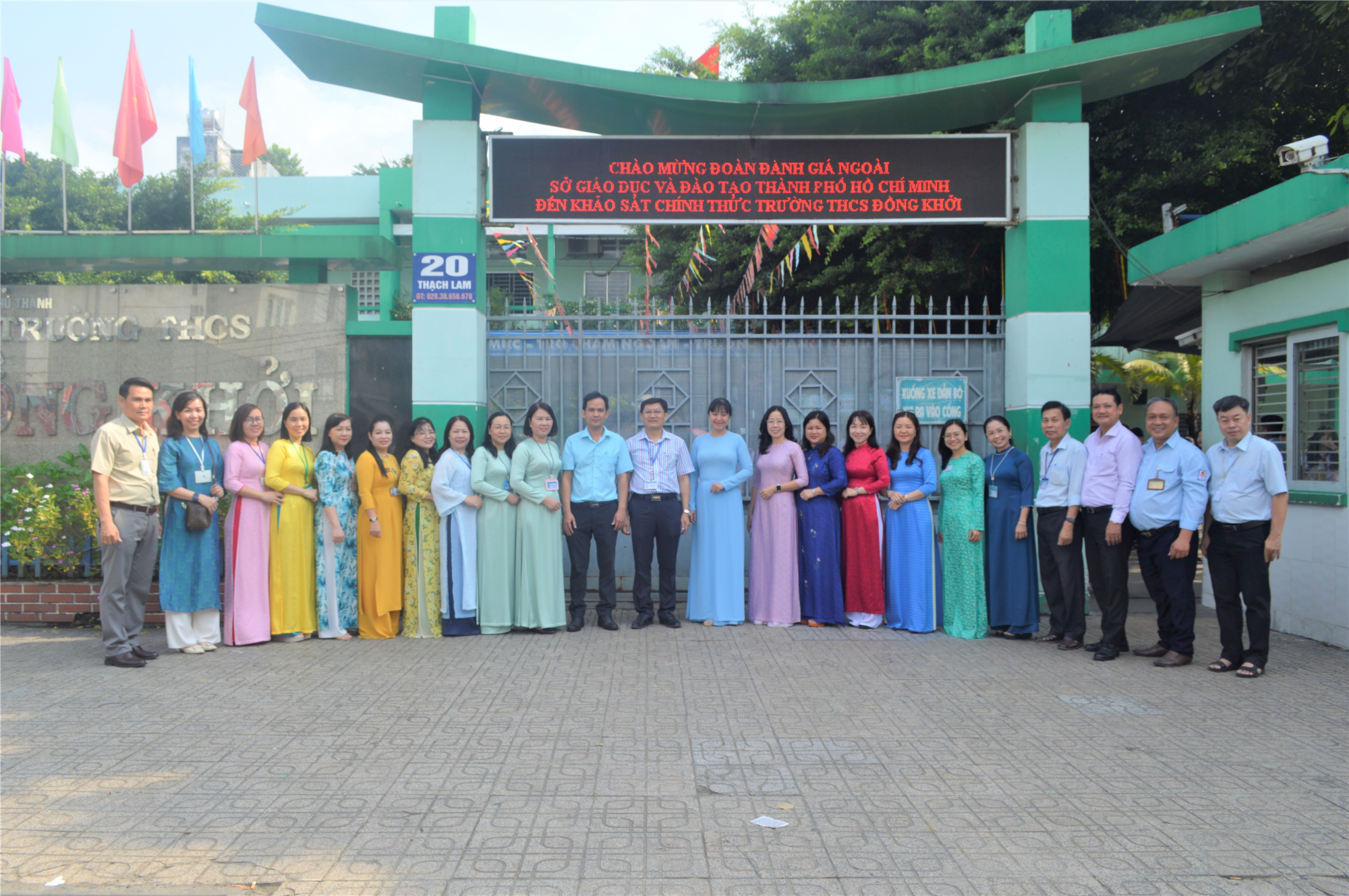 ĐÓN ĐOÀN KIỂM ĐỊNH CHẤT LƯỢNG GIÁO DỤC CỦA SỞ GD-ĐT THÀNH PHỐ