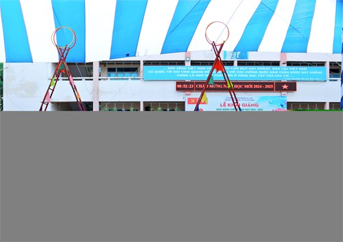 Sáng thứ Năm, ngày 05/9/2024, Trường Trung học cơ sở An Nhơn tổ chức các hoạt động chào đón năm học mới.