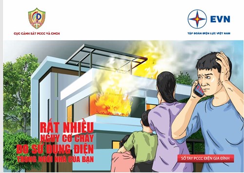 Sổ tay phòng cháy chữa cháy điện gia đình, điện cơ sở sản xuất - kinh doanh - công sở