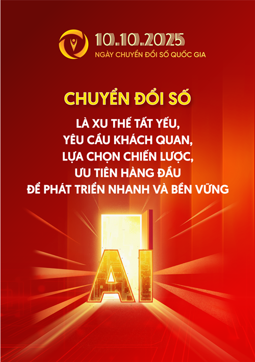 Hưởng ứng ngày Chuyển đổi số quốc gia 10/10/2025