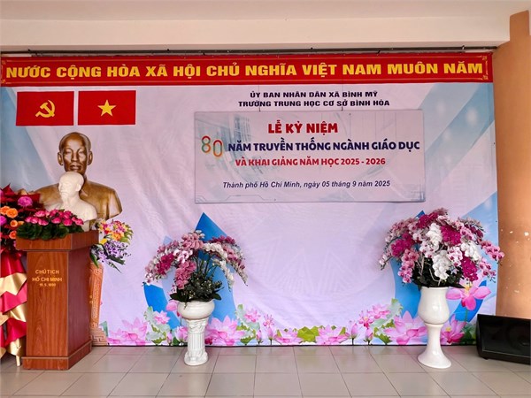 Lễ khai giảng năm học 2025-2026.