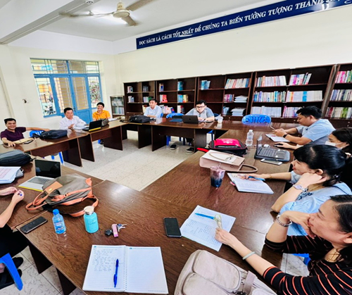 Sinh hoạt chuyên môn tổ toán tuần 1 tháng 8/2024