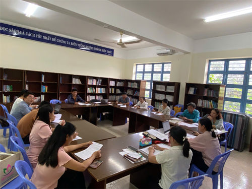 Sinh hoạt chuyên môn tổ toán tuần 4 tháng 8/2024