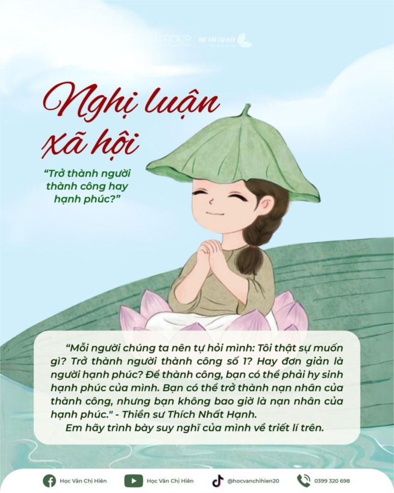 Bí quyết “ăn” trọn điểm phần nghị luận xã hội
​