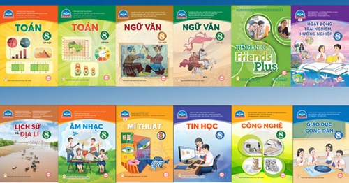 Danh mục sách giáo khoa lớp 6,7,8 sử dụng cho năm học 2023-2024