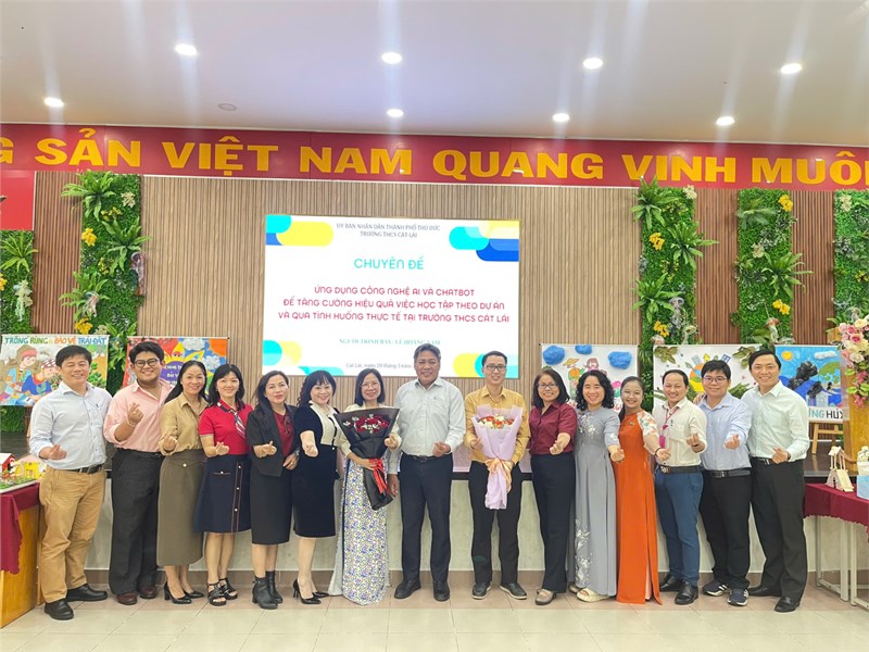 Thao giảng môn hoạt động trải nghiệm 9 cấp thành phố Thủ Đức