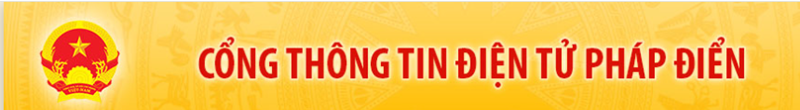 Cổng thông tin điện tử pháp điển