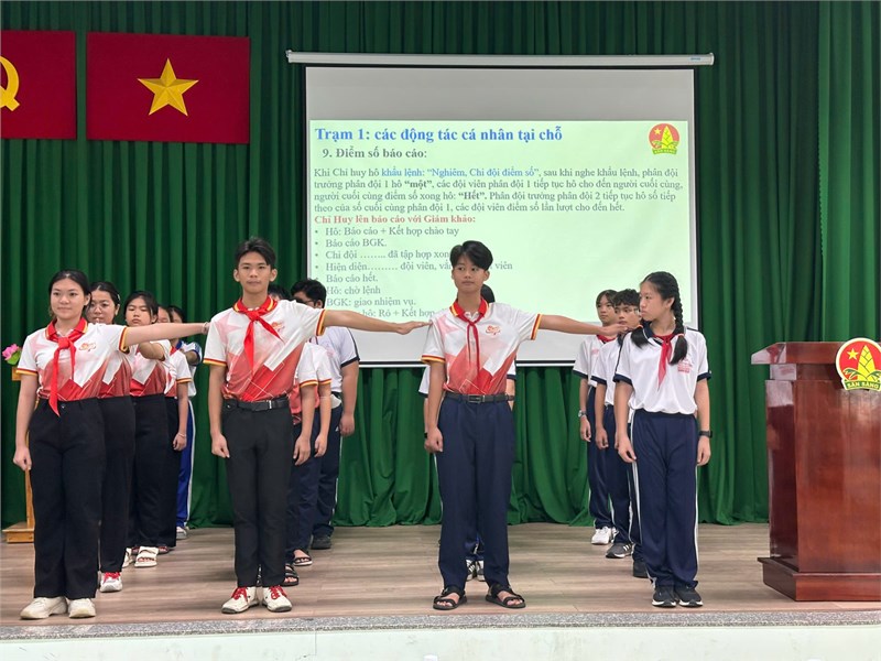 Tập huấn ban chỉ huy liên đội cụm 6 năm học 2024-2025