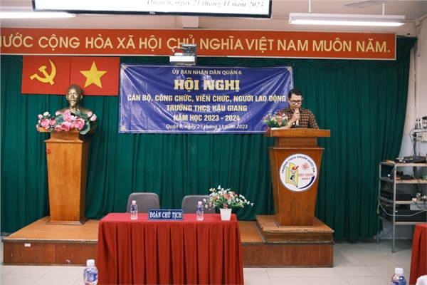 Hội nghị CC- VC- NLĐ năm học 2023-2024