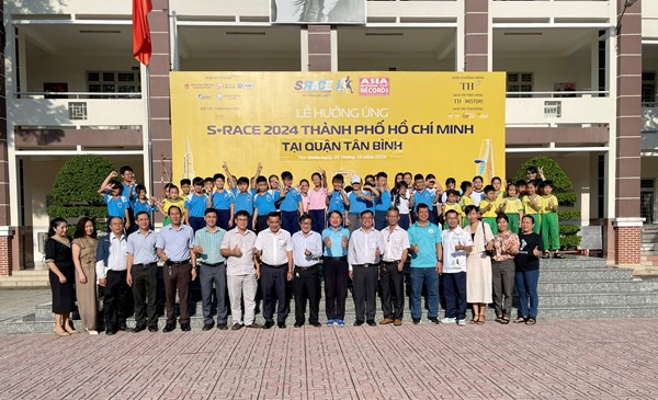 Lễ phát động và Giải chạy học sinh “S-Race 2024” tại quận Tân Bình