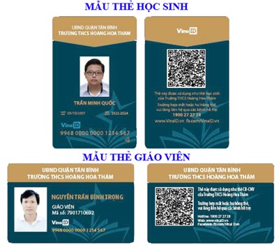 Thẻ học đường thông minh đa năng VinaID.