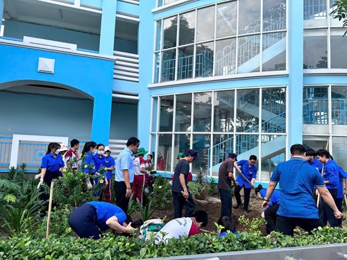Ngày 12 tháng 10 năm 2024, Chi đoàn trường Trung học cơ sở Huỳnh Văn Nghệ tổ chức thực hiện Công trình thanh niên  Xây dựng vườn thuốc nam và tạo môi trường xanh trong nhà trường 
