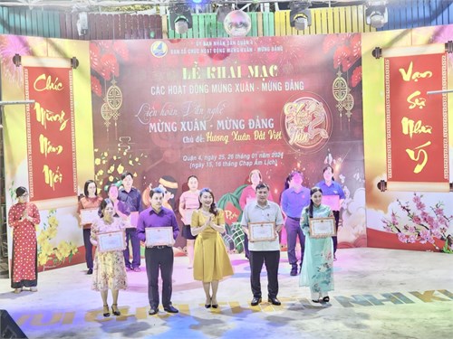 Chúc mừng trường Thcs Khánh Hội đạt giải ba liên hoan văn nghệ Mừng Xuân - Mừng Đảng