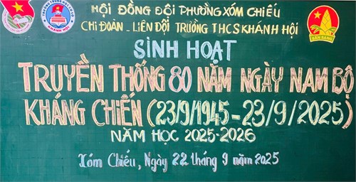 Sinh hoạt truyền thống Kỷ niệm 80 năm ngày Năm Bộ Kháng chiến (23/9/1945-23/9/2025)