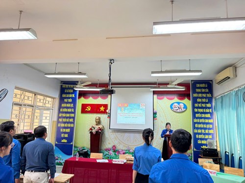 Đại hội Đoàn viên Chi đoàn giáo viên Trường THCS Khánh Hội nhiệm kỳ 2024-2025