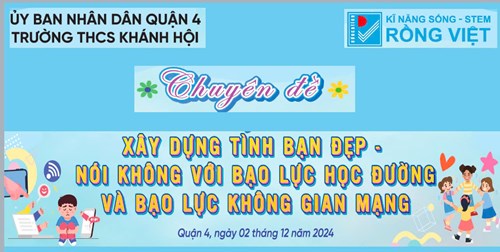 Sinh hoạt chuyên đề đầu tuần sáng thứ Hai ngày 02/12/2024 do trường phối hợp cùng Trung tâm Kỹ năng số Rồng Việt tổ chức thực hiện.