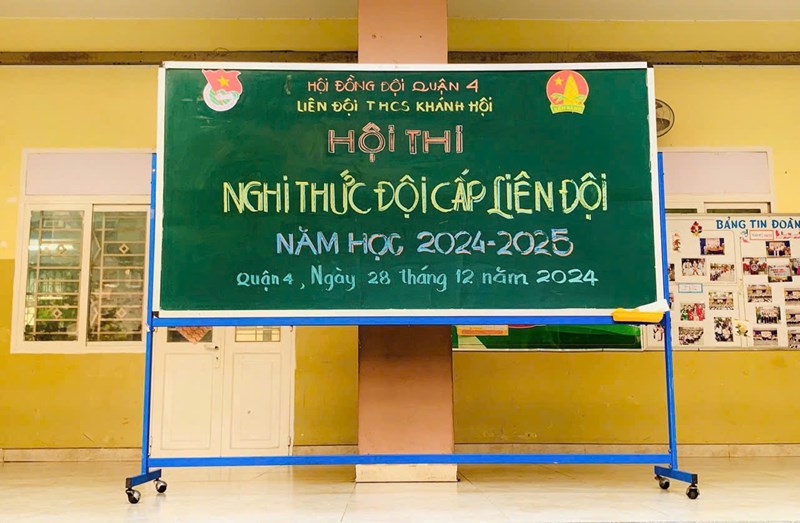 Hội thi Nghi thức Đội cấp Liên Đội năm học 2024-2025.