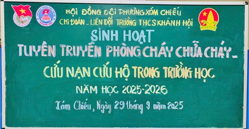 Sinh hoạt chào cờ đầu tuần ngày 29/9/2025