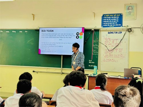 Chuyên đề tổ toán: ứng dụng trí tuệ nhân tạo (ai) trong dạy học toán 6.