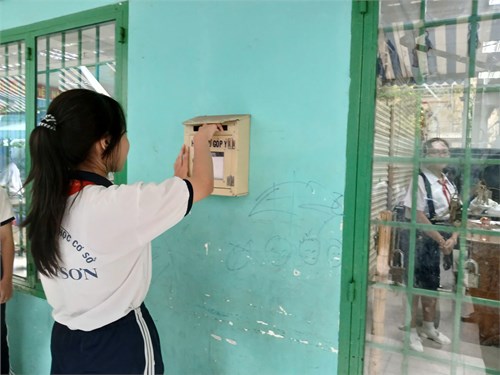 Hộp thư góp ý.
Liên đội tiếp tục duy trì hộp thư góp ý của học sinh gửi đến Liên đội.