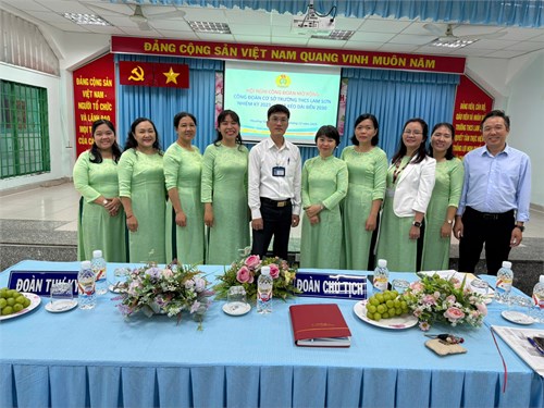 Hội nghị Ban Chấp hành Công đoàn (mở rộng) Công đoàn Cơ sở Trường THCS Lam Sơn, nhiệm kỳ 2023 - 2028, kéo dài đến năm 2030.