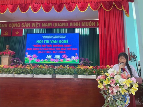 Hội Thi Văn Nghệ Tiếng Hát Mái Trường Xanh - Trường THCS Long Bình, Năm Học 2024-2025