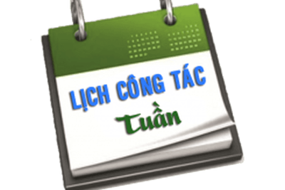 Lịch công tác từ ngày 30-03-2026 đến 05-04-2026