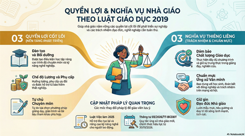 Luật Giáo Dục 2019: Vững Vàng Quyền Lợi, Trọn Vẹn Nghĩa Vụ Nhà Giáo