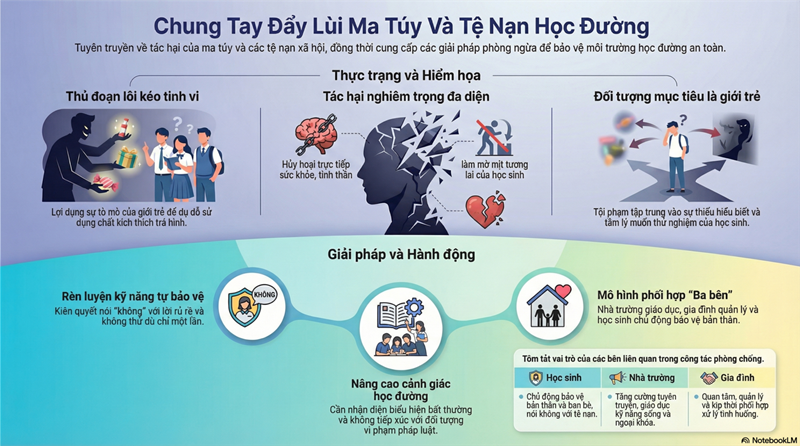 Bản tin tuyên truyền: phòng, chống tội phạm và tệ nạn xã hội trong học sinh, sinh viên