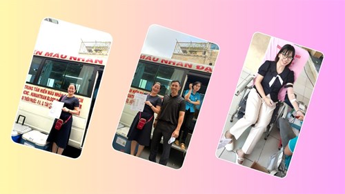 Tham gia hiến máu nhân đạo