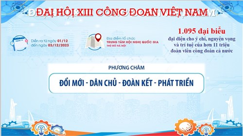 Thông tin nhanh kết quả đại hội XIII công đoàn Việt Nam nhiệm kỳ 2023-2028