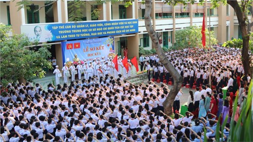 Ngày 22/01/2024, tập thể trường THCS Ngô Chí Quốc long trọng tổ chức lễ sơ kết HKI năm học: 2023-2024