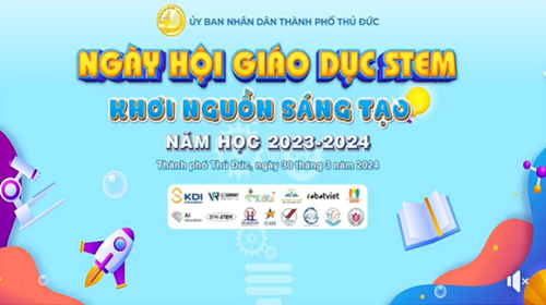Sáng ngày 30/3/2024, Thầy và trò trường THCS Ngô Chí Quốc tham gia ngày hội giáo dục Stem do PGD TP. Thủ Đức tổ chức