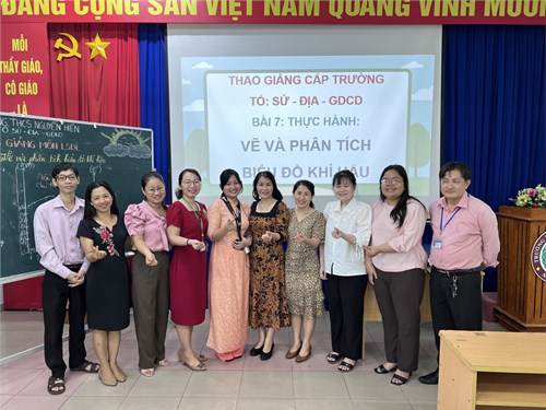 Hoạt động thao giảng, chuyên đề năm học 2023 - 2024