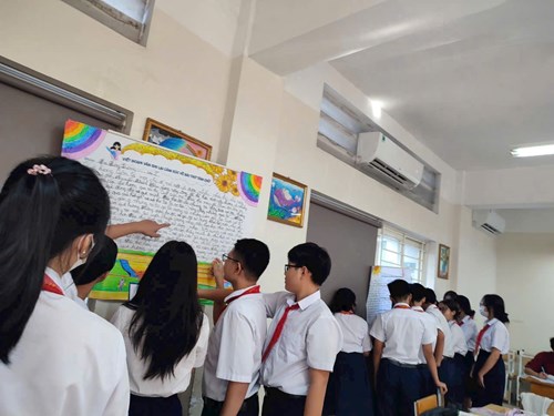 Tổ ngữ văn thao giảng tháng 10 năm học 2024 - 2025