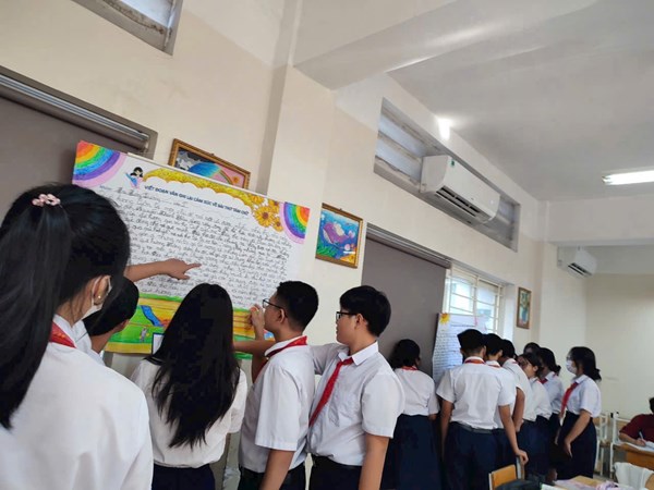 Tổ ngữ văn thao giảng tháng 10 năm học 2024 - 2025