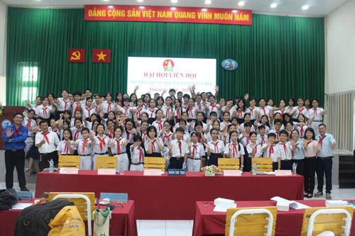 Đại hội liên đội trường thcs nguyễn huệ nhiệm kỳ 2024 - 2025