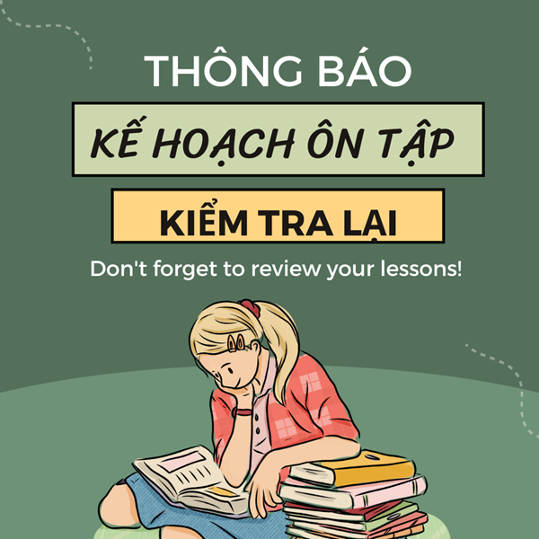 Trường THCS Nguyễn Huệ thông báo KẾ HOẠCH ÔN TẬP VÀ KIỂM TRA LẠI NĂM HỌC 2023-2024.