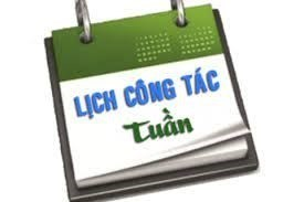LỊCH CÔNG TÁC TUẦN (Từ ngày 23/3/2026 đến ngày 29/3/2026)