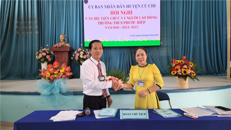 Hội nghị CBCC người lao động năm học 2024-2025