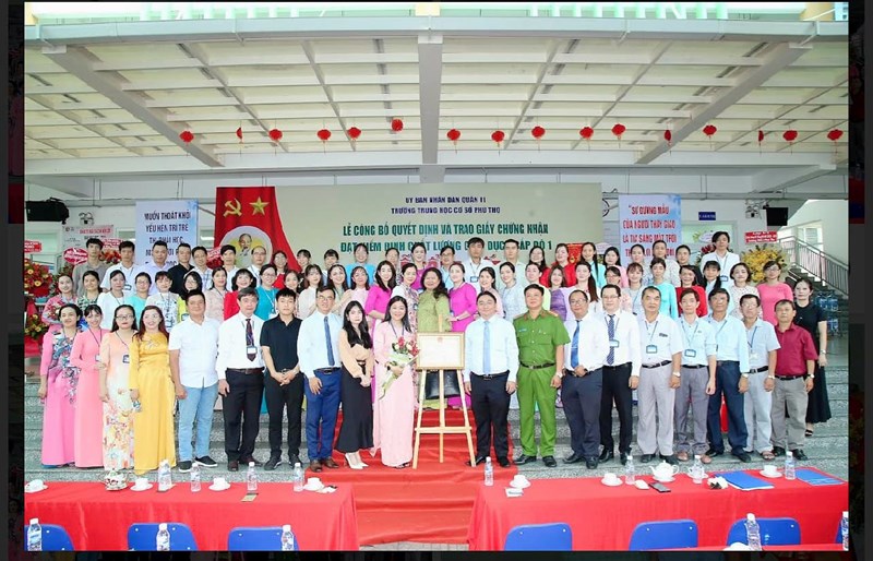 Trường THCS Phú Thọ tổ chức Lễ công nhận kiểm định chất lượng giáo dục và Lễ tổng kết năm học 2023- 2024