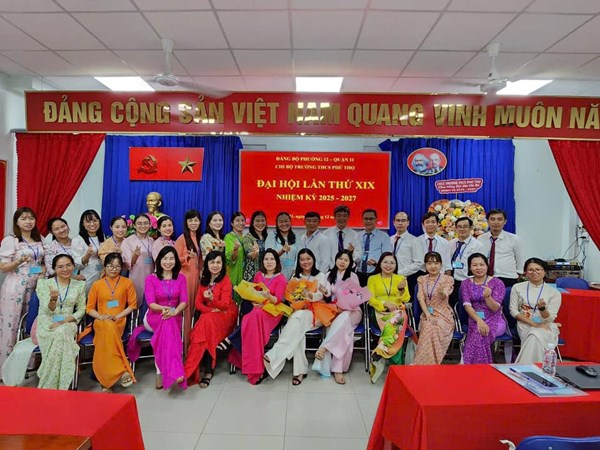 Đại Hội Chi Bộ Trường THCS Phú Thọ Nhiệm Kỳ 2025 -2027