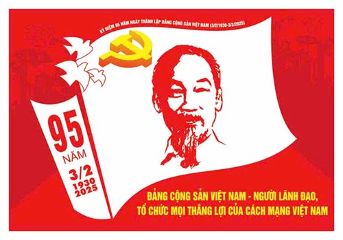 Chào mừng 95 năm thành lập Đảng Cộng sản việt Nam (03/02/1930-03/02/2025)