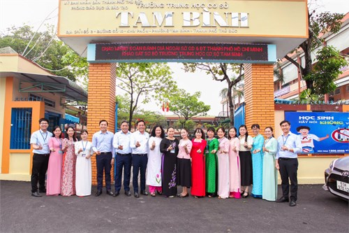 Chào mừng đoàn đánh giá ngoài sở giáo dục và đào tạo thành phố hồ chí minh khảo sát sơ bộ trường thcs tam bình