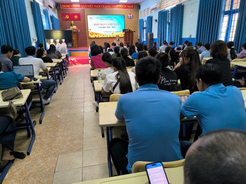 Trường thcs tam bình - họp mặt cuối năm 2024