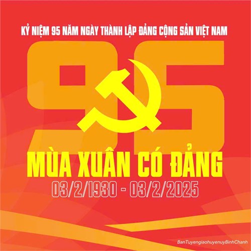 95 năm mùa xuân có Đảng