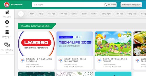 Hướng dẫn học sinh sử dụng những chức năng cơ bản khi sử dụng các phần mềm học và thi trực tuyến