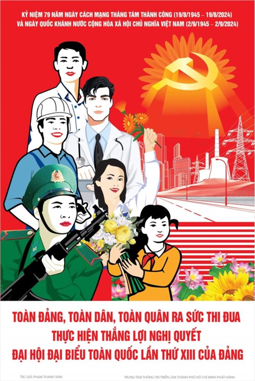 Kỷ niệm 79 năm ngày cách mạng tháng tám thành công ( 19/8/1945-19/8/2024) và ngày quốc khánh nước cộng hòa xã hội chủ nghĩa việt nam (2/9/1945-2/9/2024)